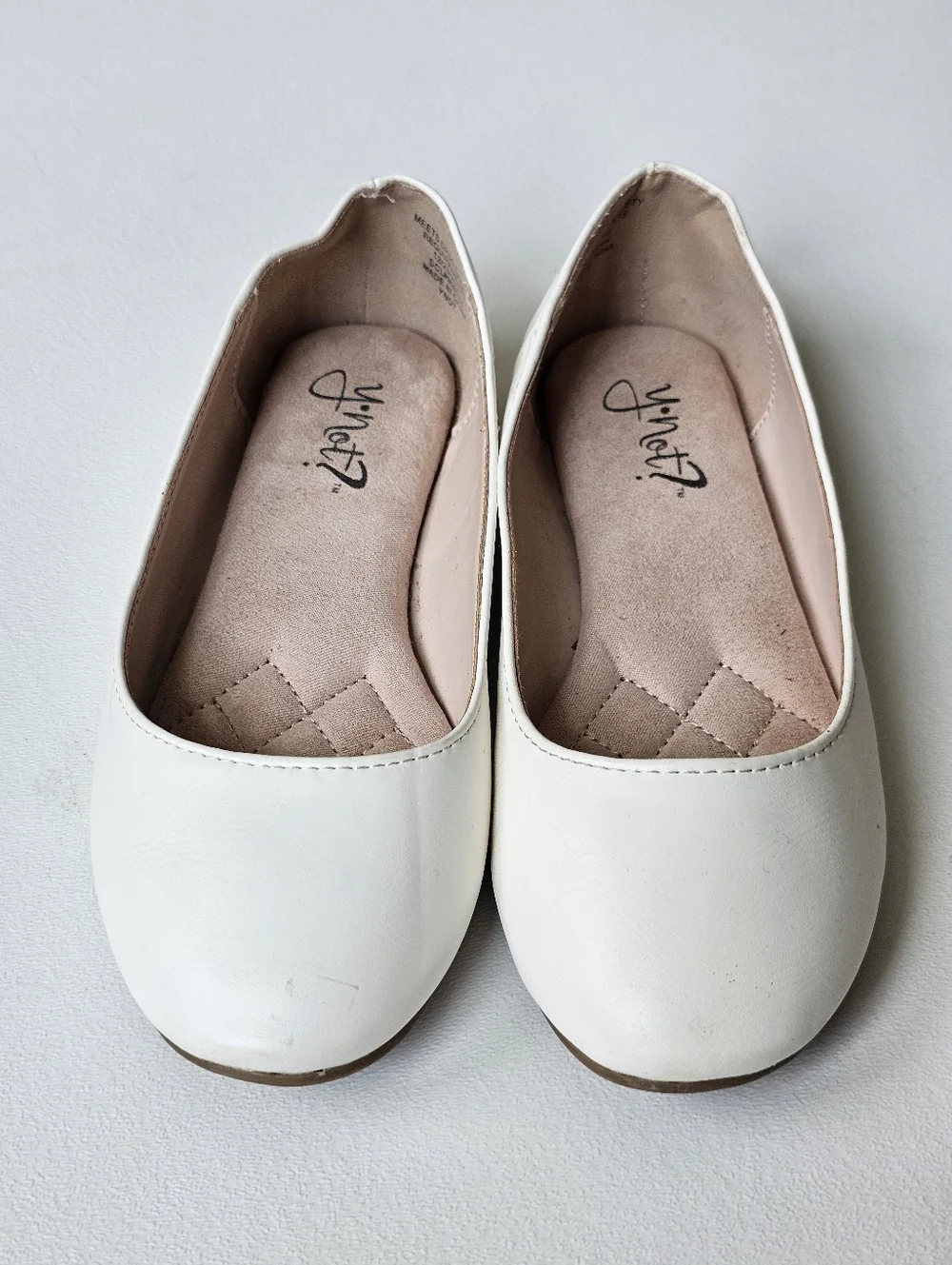 Girls Ballet Flats Bundle Size 13 & 13.5 White Dress Shoes Cherokee Y•not